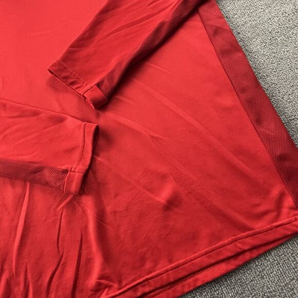 Nike Sweater Adult Large Red Long Sleeve Paris St. Germain Casual Sweatshirt Men - Picture 6 of 15